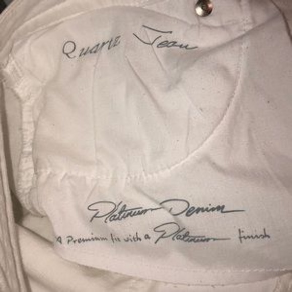 CHICOS PLATINUM QUARTZ JEAN WHITE SZ XL (16) NICE - Picture 7 of 7